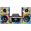 Miniatyrbild 1 av 2: Mikrosystem - Lenco - MC-020 - Bluetooth 4.0 - FM-radio - USB-spelare