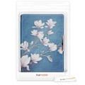Miniatyrbild 4 av 4: kwmobile eReader-fodral kompatibel med Kobo Aura H2O Edition 1 - fodral med magnetisk flik i konstläder - magnolior taupe-vit-