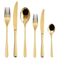 Miniatyrbild 1 av 3: Sambonet Taste 36-delat bestickset - pvd guld - TU
