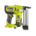 Miniatyrbild 1 av 3: RYOBI - 18G 18V ONE+ efterbehandlingshäftapparat för tryckluft - häftklamrar 5,5 till 6,1 mm, långa. 10 mm till 38 mm + 500 spetsar - R18GS18-0 Grön / Träkol