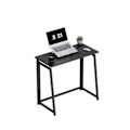 Miniatyrbild 1 av 4: Fällbart skrivbord - MARK ADLER - Ledare 1.5 - Svart - Kompakt - Ergonomiskt - Idealisk för distansarbete Svart