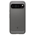 Miniatyrbild 3 av 6: Spigen Rugged Armor – Skal för Google Pixel 9 Pro XL (grå marmor) Marmor Grå