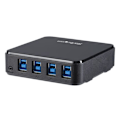 Miniatyrbild 2 av 4: USB 3.0-hub - STARTECH - Delningsswitch med 4 ingångar / 4 utgångar - Strömförsörjning via USB