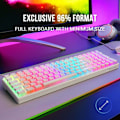 Miniatyrbild 2 av 4: Mekaniskt tangentbord - Mars Gaming - MKULTRA - Kompakt 96% - Outemu SQ Red Switch - RGB Vit