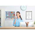 Miniatyrbild 2 av 3: Nobo, manuell Office Planner Kit med T-clips, 7 kolumner (+1 index kolumn), 24 index 2 platser Grå