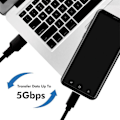 Miniatyrbild 3 av 3: LogiLink USB-kabel USB 3.2 Gen1 (USB 3.0) USB-A hane, USB-C hane 2,00 m CU0170