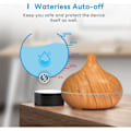 Miniatyrbild 3 av 4: Meross Smart Wi-Fi eterisk oljespridare - Lätt träkorn - 400ml - 15,6W