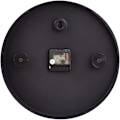 Miniatyrbild 2 av 4: Grunder - 1013743-040-A60 - Amazon, rund väggklocka, 30,5 cm, lättläst, tyst, batteridriven, svart