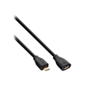 Miniatyrbild 1 av 3: InLine USB-kabelförlängning Micro-USB Typ B (M) till Micro-USB Typ B (F) USB 2.0 1,5 m svart