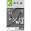 Miniatyrbild 5 av 5: Cellularline Soft Cable - USB-C till Lightning-kabel certifierad MFi 1,2 m (svart)