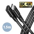 USB-C till USB-C-kabel - AXAGON - BUCM32-CF15AB - 20 Gbps - USB 3.2 Gen 2 - Svart