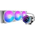 COOLER MASTER - MasterLiquid 360 Core II Vit Utgåva - Vattenskylning AIO - Fläktar 120mm