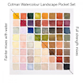 Miniatyrbild 3 av 4: Set med ficka akvarell - WINSOR & NEWTON - 0390673 - 8 färger - Idealisk för landskap - Kompakt och lätt 8 färger