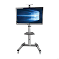 Miniatyrbild 1 av 4: Tripp Lite Mobile TV Golvstativ Cart Höjdjusterbar LCD 32-70" Display Stand för LCD-skärm aluminium, svart stål, silver...