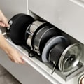 Miniatyrbild 3 av 4: Kökorganisator - Joseph Joseph - DrawerStore™ - Utvidbar 30,5 till 56 cm - 7 avdelare - Grå Grå