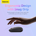 Miniatyrbild 3 av 6: Trådlös Tri-Mode Mus F01B (B01055503833-00) Bluetooth 5.0, 2.4G, 1600 DPI - Baseus - Frostgrå
