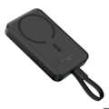 Miniatyrbild 1 av 6: Baseus - Magnetic External Battery Mini (P1002210B113-00) - MagSafe, 2x USB-C, Lightning, 30W, Snabbladdning, 10000mAh - Svart