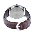 Miniatyrbild 3 av 4: Casio - En klassisk klocka - Brunt läderarmband - MTP-V004L-7C