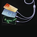 Miniatyrbild 3 av 6: Data cable 3 i 1, USB, 66 W, 1,2 m - Baseus Flash Series 2 (CASS040005) - Lila