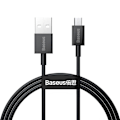 Miniatyrbild 2 av 6: BASEUS MICROUSB SUPERIOR SNABB LADDNING OCH DATAKABEL - 1M - N