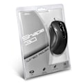 Miniatyrbild 5 av 6: Shape 3D S-3D-BK Mus - ADVANCE - Kabelansluten - Optisk - 3 knappar - 1000 DPI - PC / Mac OS X - Svart