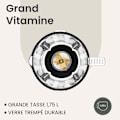 Miniatyrbild 5 av 6: ZEEGMA Grand Vitamine - Elektrisk mixer - 1600 W - Multifunktionsmixer - 1,75 L - 6 blad - Krossad is - 3 program - BPA-fri Mörkgrå