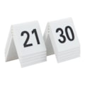 Miniatyrbild 2 av 2: Bordstabletter - TN - 10 stycken - Vit PVC - Rektangulär - Inte tvättbar Vit
