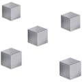 Miniatyrbild 1 av 3: Sigel Magnet C5 Strong, Cube-Design (L x B x H) 10 x 10 x 10 mm Fyrkantig Silver, Grå 5 st BA728