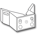 Miniatyrbild 3 av 4: Monteringsfäste för Steinel kamera - 630560 - Väggfäste för hörn typ EWH 07 Svart plast 5,3 x 9 x 5 cm