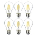 Miniatyrbild 1 av 4: Amazon Basics Set med 6 E27 LED-lampor 4,3 W (motsvarar 40 W) Transparent filament Ej dimbar