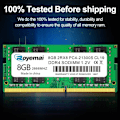 Miniatyrbild 4 av 4: Duomeiqi DDR4 21300S PC4 2666 8GB SODIMM, 8Go DDR4-2666MHz PC4-21300 CL19 2Rx8 1.2V Non-ECC 260 Pin Laptop Minne Modul Ram