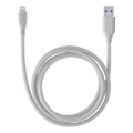 Miniatyrbild 4 av 5: Cellularline Soft Cable - USB-A till Lightning kabel certifierad MFi 1,2 m (grå)