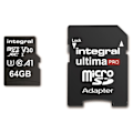 Miniatyrbild 3 av 3: 64 GB microSDXC UHS-I INTEGRALT MINNE Premium High Speed V30 UHS-I U3 minneskort
