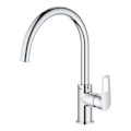 Miniatyrbild 2 av 3: Grohe Start Loop diskbänksblandare - Krom - Hög vridbar pip - 28 mm keramisk patron Krom