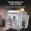 Miniatyrbild 3 av 6: PC-chassi - CORSAIR - FRAME 4000D RS ARGB-serien - Mellanstor - 3 ARGB-fläktar - Vit