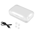 Miniatyrbild 3 av 4: LXAS34 TWS In-Ear Bluetooth Hörlurar med 2000 mAh Laddningsstation, Bluetooth 5.1 Trådlös, Vit Vit