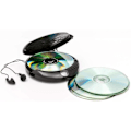 Miniatyrbild 4 av 4: CD-spelare - GPO - CD-spelare - 20 programmerbara spår - Stötsäker - Svart Svart