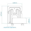 Miniatyrbild 2 av 4: Fast väggfäste - TOOQ - TQMPM4776 - Metall - 5 kg - Universal för mediaspelare