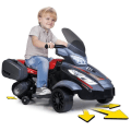 Miniatyrbild 3 av 6: Spider 12V elmotorcykel - FEBER - 3 hjul - Batteri - För barn från 3 år