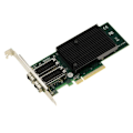 Miniatyrbild 1 av 4: 2-portars 10G Fiber SFP+ LAN PCIe Network Controller Card med Intel X710 Chipset - 10GbE Ethernet nätverksadapter FTX710-BM2