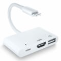 Miniatyrbild 3 av 4: Inverterat nätljud - videoadapter - 223g