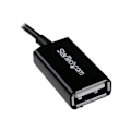 Miniatyrbild 1 av 2: 12cm Micro USB till USB Host OTG Adapter Kabel - 12cm Micro USB till USB Host OTG Adapter - M/F - Svart - UUSBOTG
