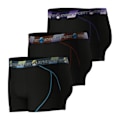 Miniatyrbild 3 av 4: Boxers longs - ATHENA - TRÄNING DRY - 3-pack - Svart - Andningsbart mikrofiber Svart-svart-svart jag