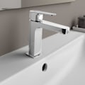Miniatyrbild 4 av 4: Handfatblandare - Ideal Standard - BC721AA - Kromad - Mässing - Vattensparande Krom