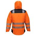 Miniatyrbild 2 av 3: Regnjacka - Portwest - Vision - Hög synlighet - Vattentät - Isolerande foder orange/svart XXXXL