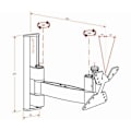 Miniatyrbild 3 av 4: Support LCD - Bravo - Bravo LCD 2 - 20 kg - 10-30 tum - Svart
