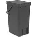 Miniatyrbild 1 av 2: BRABANTIA Papperskorg Sort & Go 16 L grå Grå