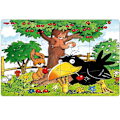 Miniatyrbild 2 av 4: Haba pussel Orchard junior kartong 2 x 24 bitar