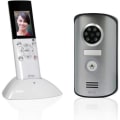 Miniatyrbild 1 av 4: Trådlös videointercom - OTIO - Bärbar videointercom med 2,3-tums LCD-skärm och mörkerseende Vit