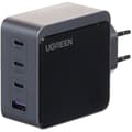 Snabbladdare - UGREEN - Nexode S - 100W - 4 USB-portar - GaN - Grå Grå